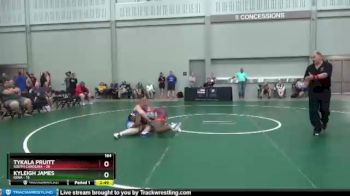 164 lbs Round 3 (8 Team) - Tykala Pruitt, South Carolina vs Kyleigh James, Iowa