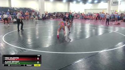 125 lbs Round 5 (8 Team) - Yris Valentin, Pink Predators vs Alexis Bryant, South Dakota Heat