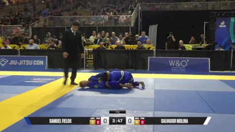 Salvador Molina vs Samuel Fields 2025 Pan Kids Jiu-Jitsu IBJJF Championship