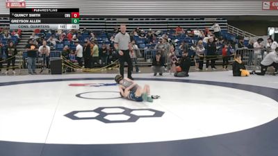 49 lbs Cons. Quarters - Greyson Allen vs Quincy Smith, Contenders Wrestling Academy