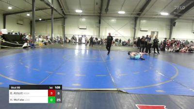 96 lbs Rr Rnd 3 - Beau Abbott, Roundtree Wrestling Academy vs Hudson McFate, Level Up Wrestling Center