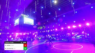 58 lbs Quarterfinal - Reagan Keller, Team Champs vs Mila Gutierrez, Top Rank Hammers