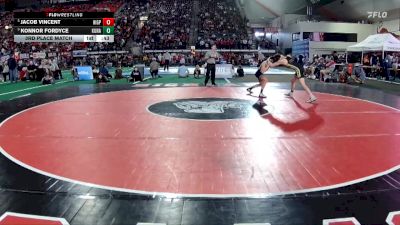 6A 138 lbs 3rd Place Match - Jacob Vincent, Highland vs Konnor Fordyce, Kuna