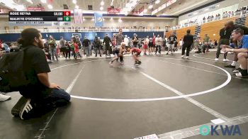 61 lbs Rr Rnd 2 - Rose Reyna, Carl Albert vs Malikye O'Donnell, Lions Wrestling Academy