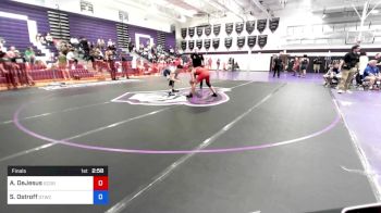 132 lbs Final - Adrian DeJesus, Scorpions vs Sawyer Ostroff, Shore Thing WC