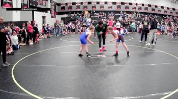 70 lbs Quarterfinal - Clayton Smith, Mighty Warriors Wrestling Acad vs Finley Sloan, Independent