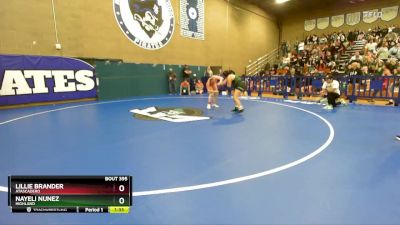 155 lbs Semifinal - Lillie Brander, Atascadero vs Nayeli Nunez, Highland