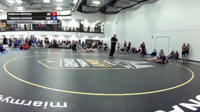 124 A Quarterfinal - Kamilah Brooks, Lindsey Wilson University vs Miriam Hopson, Grand Valley State University