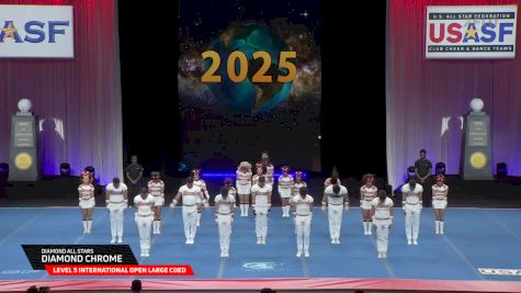 Diamond All Stars - Diamond Chrome [2025 L5 International Open Large Coed Finals] 2025 The Cheerleading Worlds
