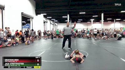 52 lbs Round 2 (6 Team) - Jace Strittmatter, Buffalo Valley WC vs Grayson Bish, Full Circle Red