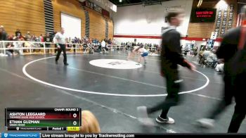132 lbs Champ. Round 2 - Ashton Leegaard, Thunder Basin High School vs Ethan Guzman, Green River
