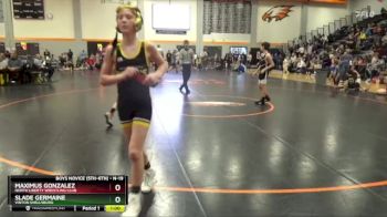 N-19 lbs Cons. Round 1 - Maximus Gonzalez, North Liberty Wrestling Club vs Slade Germaine, Vinton Shellsburg