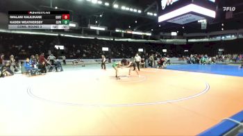 Girls 125 lbs Cons. Round 3 - Kaden Weathersby, Clover Park (Girls) vs Iwalani Kalilikane, Curtis (Girls)