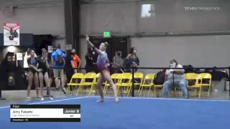 Amy Fukami - Floor, San Mateo Gymnastics - 2021 Region 1 Women's Championships