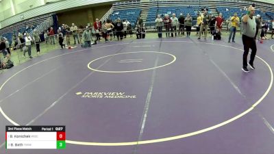 14U Boys - 140 lbs 3rd Place Match - Blake Konichek, Wisconsin vs Brooks Bath, Touch Of Gold Wrestling Club