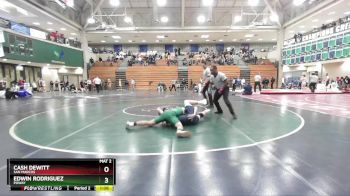 138 lbs 3rd Place Match - Edwin Rodriguez, Poway vs Cash Dewitt, San Marcos