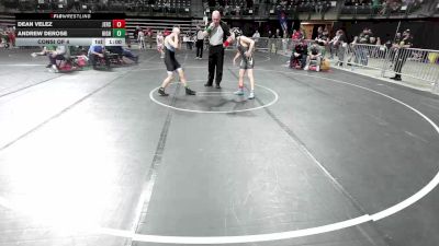 110 lbs Consi Of 4 - Dean Velez, Jersey 74 vs Andrew DeRose, High Pace Wrestling Club