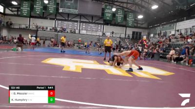 133-140 lbs Cons. Round 2 - Benjamin Messier, Naperville North High School vs Kai Humphry, DC Elite