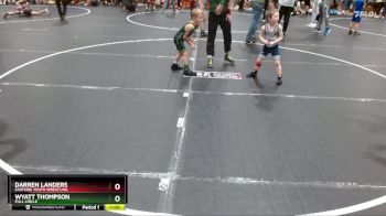 40/45 Quarterfinal - Darren Landers, Eastside Youth Wrestling vs Wyatt Thompson, Full Circle