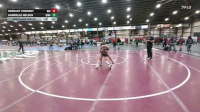118 lbs 2nd Place Match - Kennady Krienert, None vs Gabrielle Nelson, Black Hills Wrestling Academy