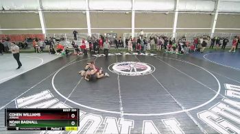 120 lbs Cons. Round 2 - Noah Bagnall, West vs Cohen Williams, Jordan