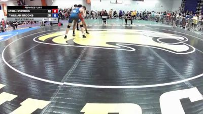 165 lbs Quarterfinal - Josiah Fleming, Alchemy vs William Brooks, Scanlan Wrestling Academy