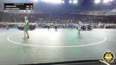 G6A-100 lbs Cons. Round 1 - Nora Thompson, Bishop McGuinness-Girls vs Kadee Fuksa, Enid-Girls