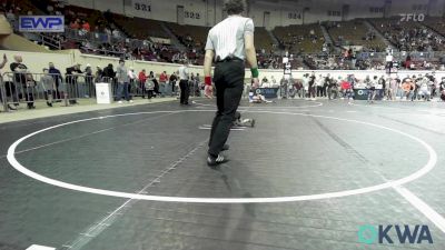 37 lbs 3rd Place - Waylon Pearson, Barnsdall Youth Wrestling vs Greyson Summitt, Newkirk Takedown Club