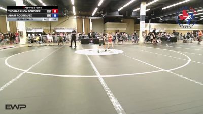 63 lbs Semifinal - Thomas Luca Schober, Scots Wrestling Club vs Adam Rodriguez, Gracie Barra Westchase Wrestling Club
