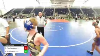 98 lbs Quarterfinal - Angel Peralta Vasquez, Tuf California Grizzlies vs Ben Krawczenko, Chagolla WC