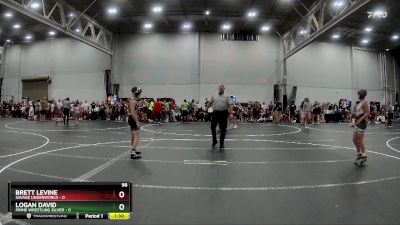 98 lbs Round 6 (8 Team) - Brett Levine, Savage Underworld vs Logan David, Prime Wrestling Silver