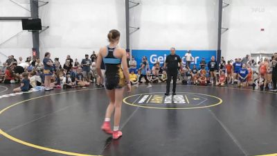 53 kg Quarterfinal - Dilynn Albrecht, Badger Girls Elite - W vs McKenzie Hodak, PA West Yellow - W
