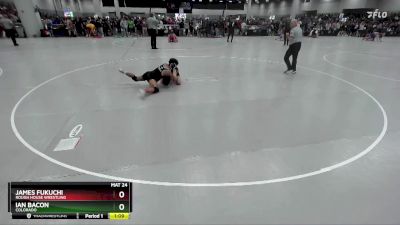 126 lbs Champ. Round 2 - Ian Bacon, Colorado vs James Fukuchi, Rough House Wrestling