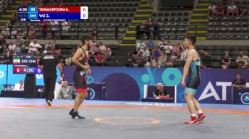 55 kg Repechage - Amirreza Tahmasbpourmarzouni, Iran vs Zongyao Wu, China
