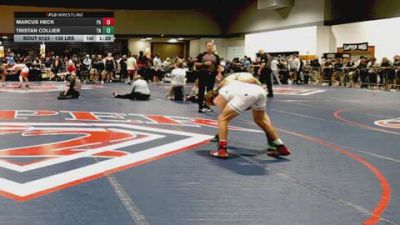 138 lbs Consi Of 128 #2 - Marcus Heck, PA vs Tristan Collier, TN