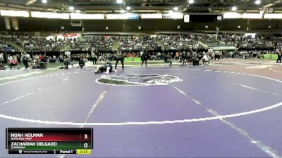 157 lbs Cons. Round 6 - Zachariah Delgado, Chiawana vs Noah Holman, Gonzaga Prep