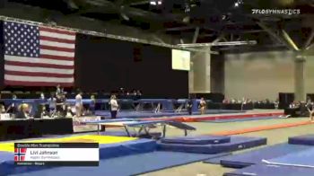 Livi Johnson - Double Mini Trampoline, Aspire Gymnastics - 2021 USA Gymnastics Championships