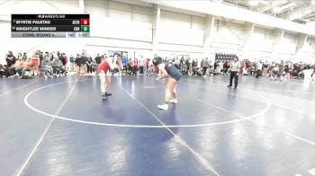 190 lbs Cons. Round 4 - Knightlee Winder, Carbon vs Myrtie Faletau, Skyridge