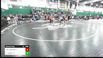 145 lbs Quarterfinal - Kenneth Leverich, Smithtown West vs Jason Hood, Ponaganset