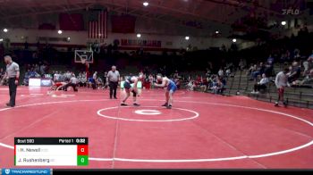 160 lbs Cons. Round 5 - Hayden Newell, Franklin County vs John Rushenberg, Bishop Chatard