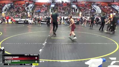 107 lbs Cons. Round 4 - Oliver Garrett, Mathawks vs Cooper Mabry, Buchanan WC