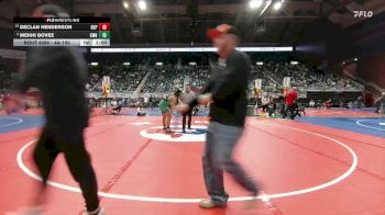 4A-190 lbs Champ. Round 1 - Declan Henderson, Rock Springs vs Mekhi Bovee, Kelly Walsh