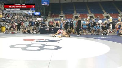157 lbs Quarters - Tommy Rowlands, Ohio vs Landon Weidler, Illinois