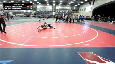 125 lbs Champ. Round 2 - Malachi Macedonio, Shorter vs Stunnar Hutchinson, Brewton-Parker (GA)