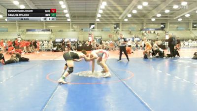 182 lbs Rr Rnd 3 - Logan Rawlinson, Rabbit Wrestling Club - HSB vs Samuel Wilcox, MetroWest United Young Bucks - HSB