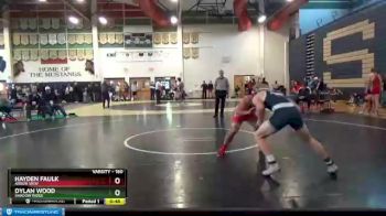 160 lbs Cons. Round 4 - Hayden Faulk, Arbor View vs Dylan Wood, Shadow Ridge