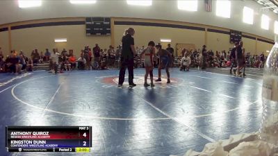 77 lbs Cons. Round 3 - Anthony Quiroz, Region Wrestling Academy vs Kingston Dunn, Contenders Wrestling Academy