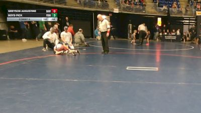 45 lbs Consy 5 - Greyson Augustine, Danville vs Boyd Pick, Penns Valley