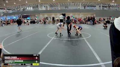 56 lbs Round 1 (6 Team) - Maverick Erskrine, Triangle WA vs David Comes, Crossroads Wrestling