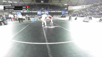 Boys 1B/2B 215 1st Place Match - Noah Butler, Almira Coulee Hartline vs Ares Swain, Newport